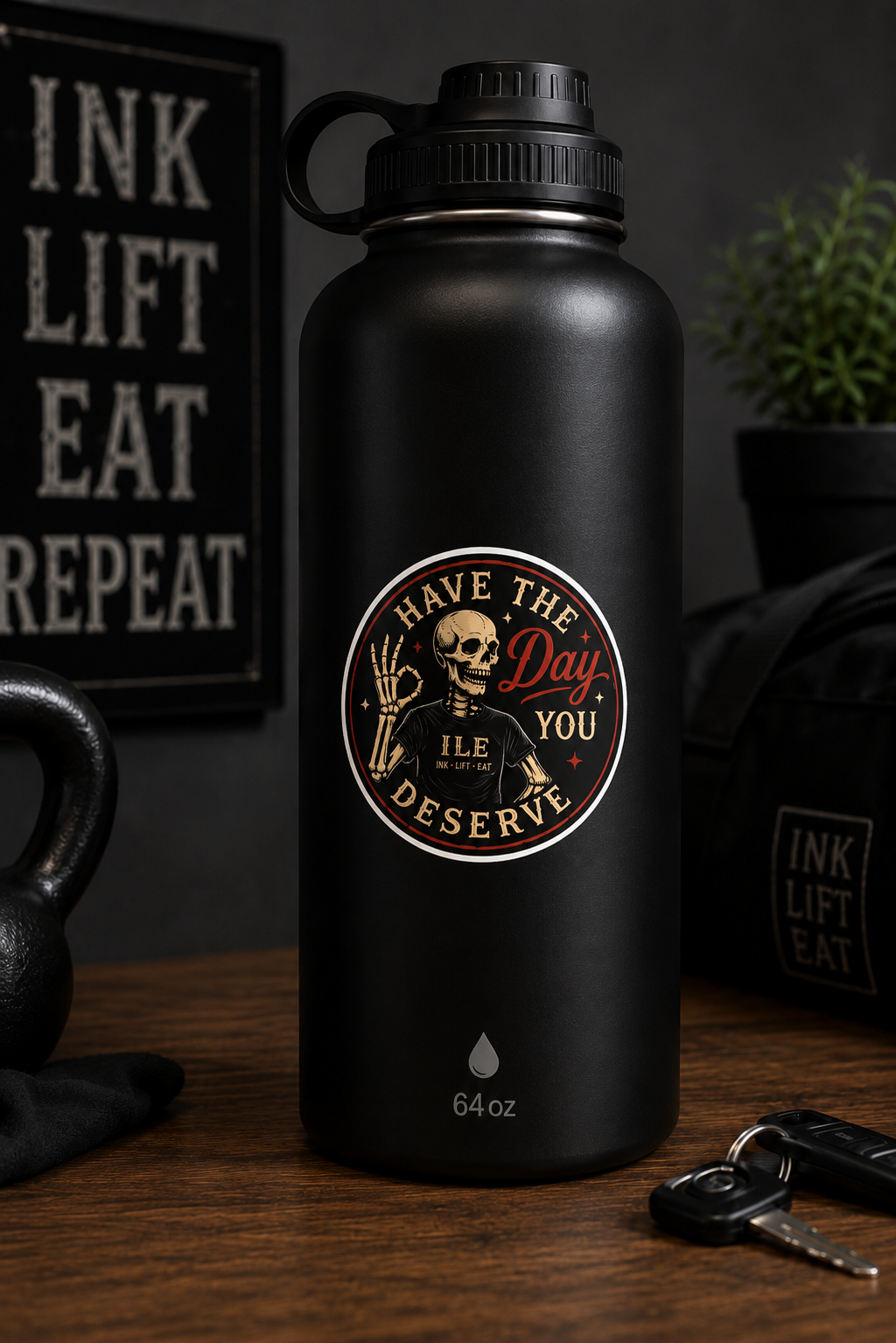 ILE Have The Day You Deserve Sticker